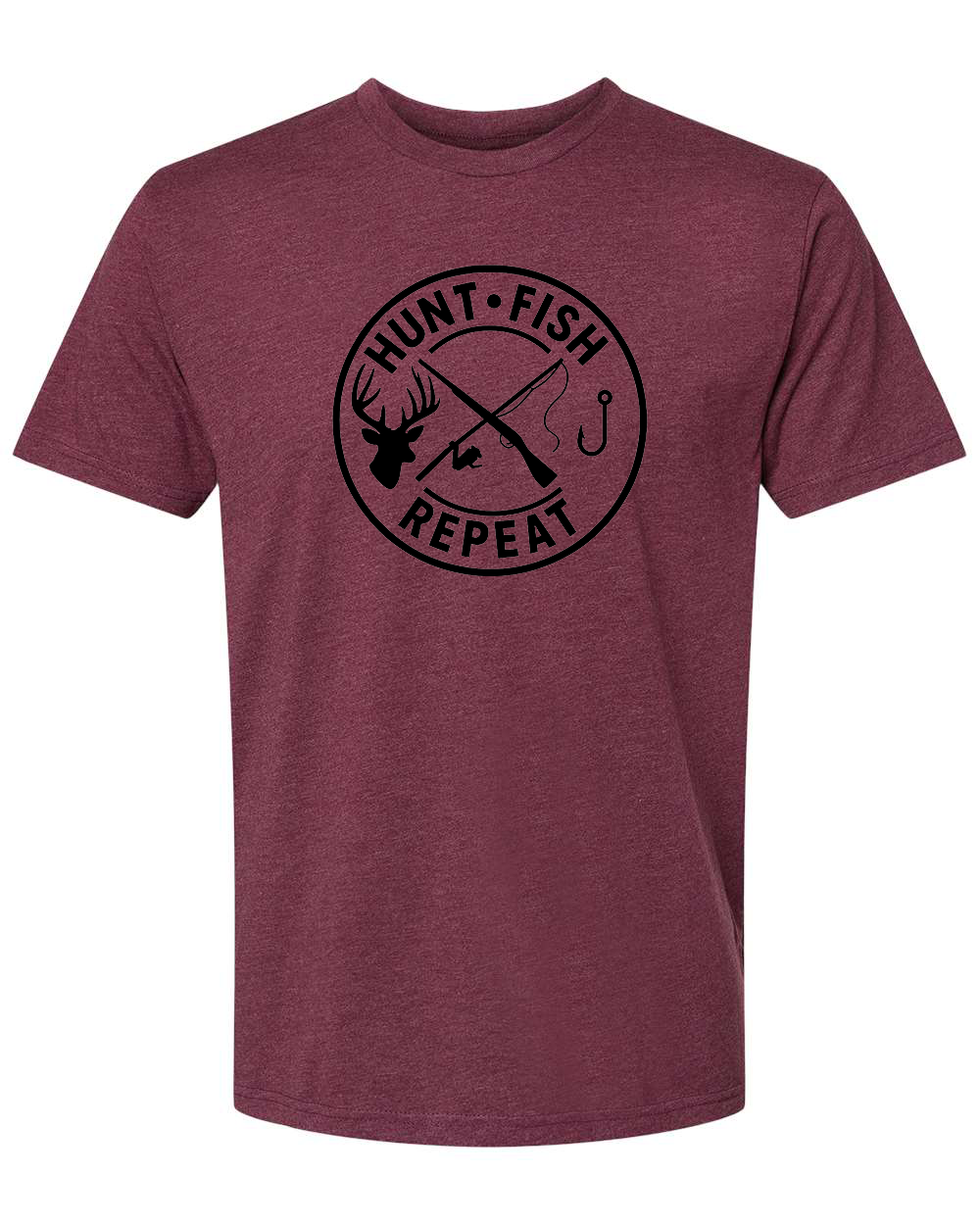 HUNT FISH REPEAT TEE SHIRT