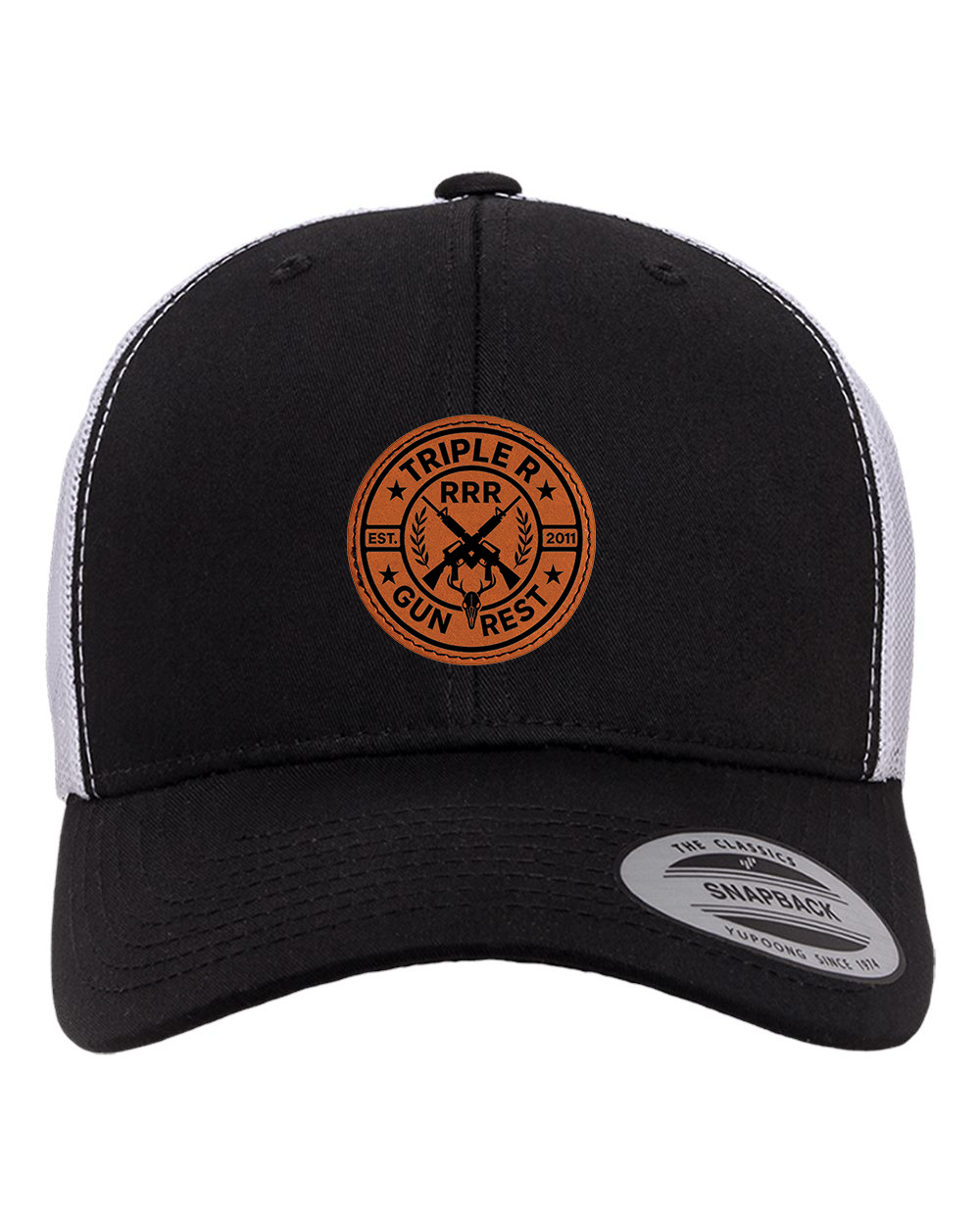 TRIPLE R LOGO LEATHER PATCH HAT SNAPBACK