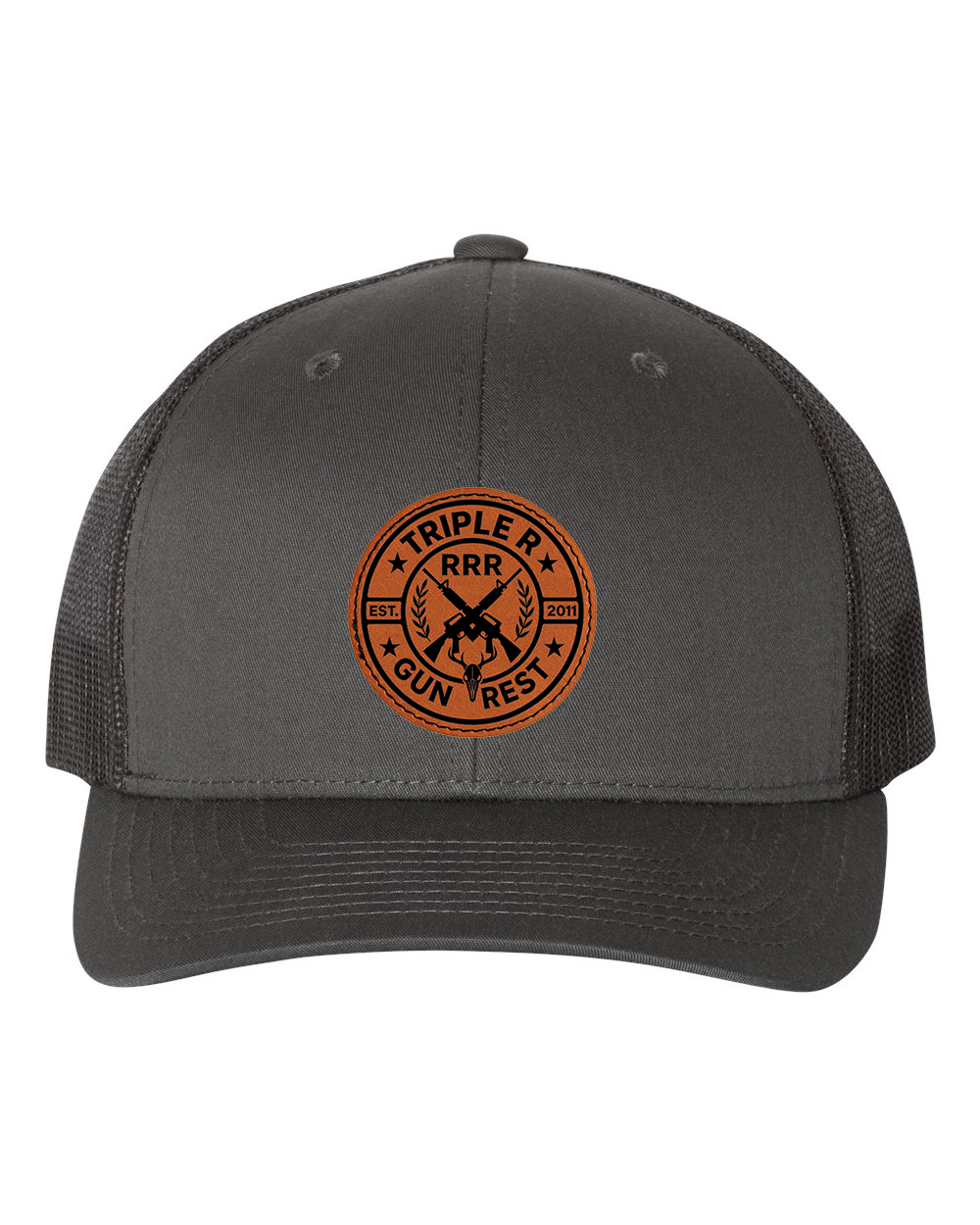 TRIPLE R LOGO LEATHER PATCH HAT SNAPBACK