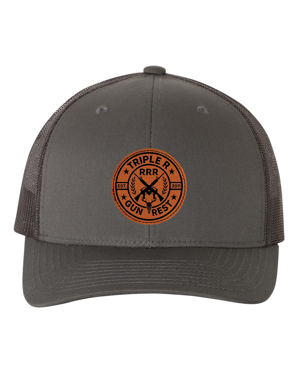 TRIPLE R LOGO LEATHER PATCH HAT SNAPBACK
