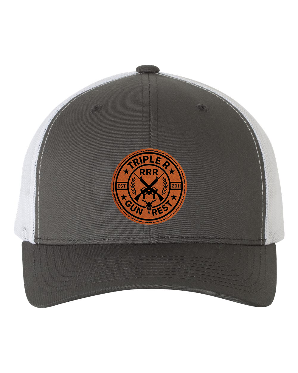 TRIPLE R LOGO LEATHER PATCH HAT SNAPBACK