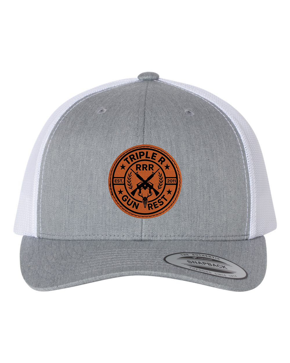 TRIPLE R LOGO LEATHER PATCH HAT SNAPBACK