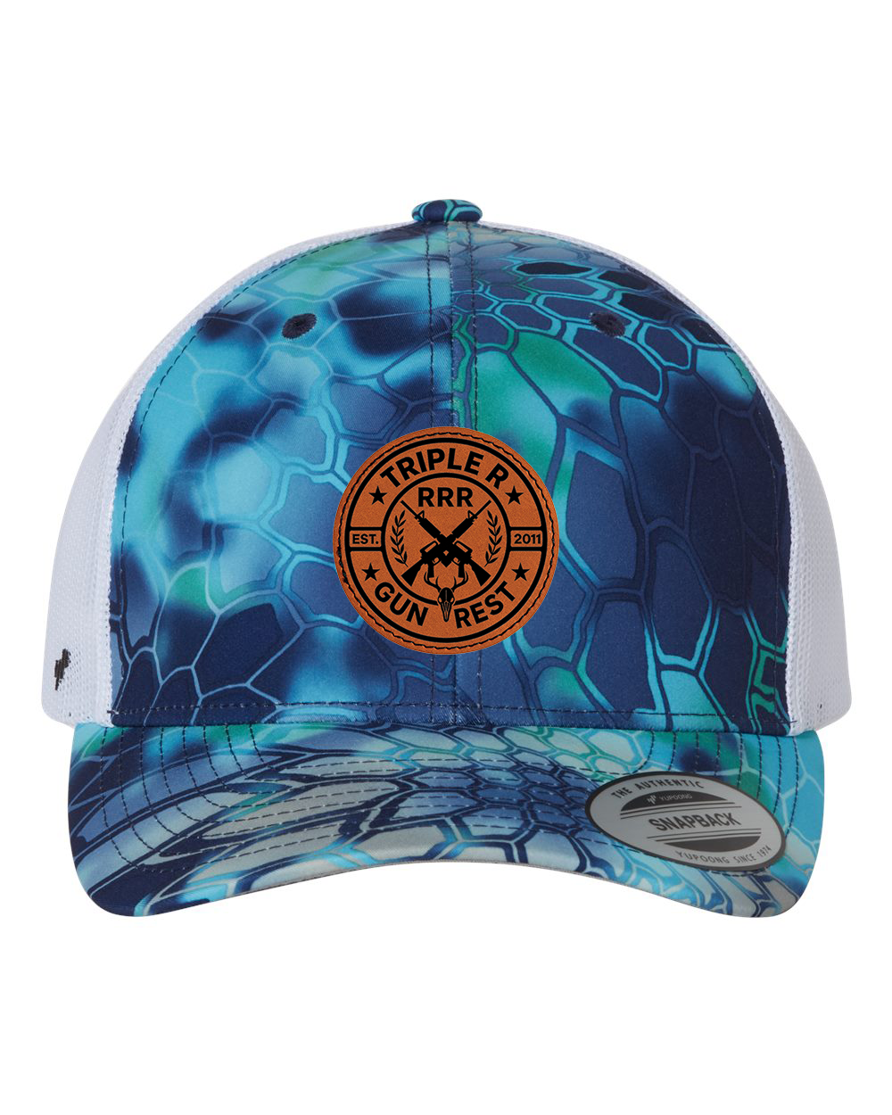 TRIPLE R LOGO LEATHER PATCH HAT SNAPBACK