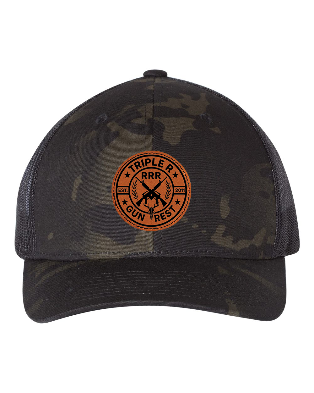 TRIPLE R LOGO LEATHER PATCH HAT SNAPBACK