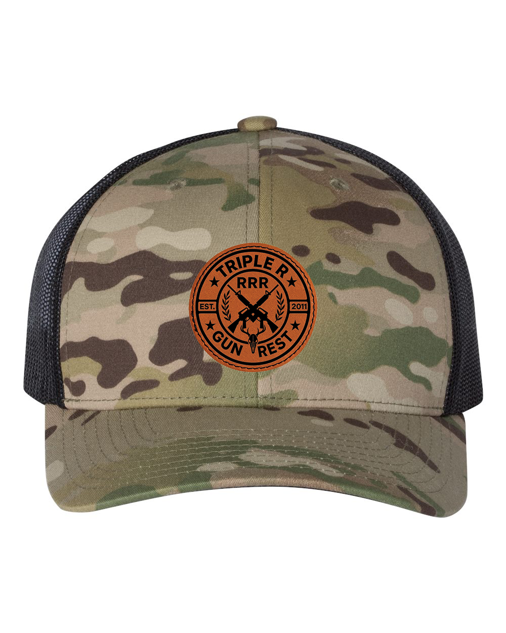 TRIPLE R LOGO LEATHER PATCH HAT SNAPBACK