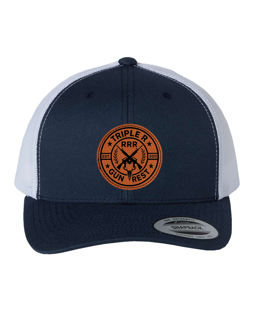 TRIPLE R LOGO LEATHER PATCH HAT SNAPBACK