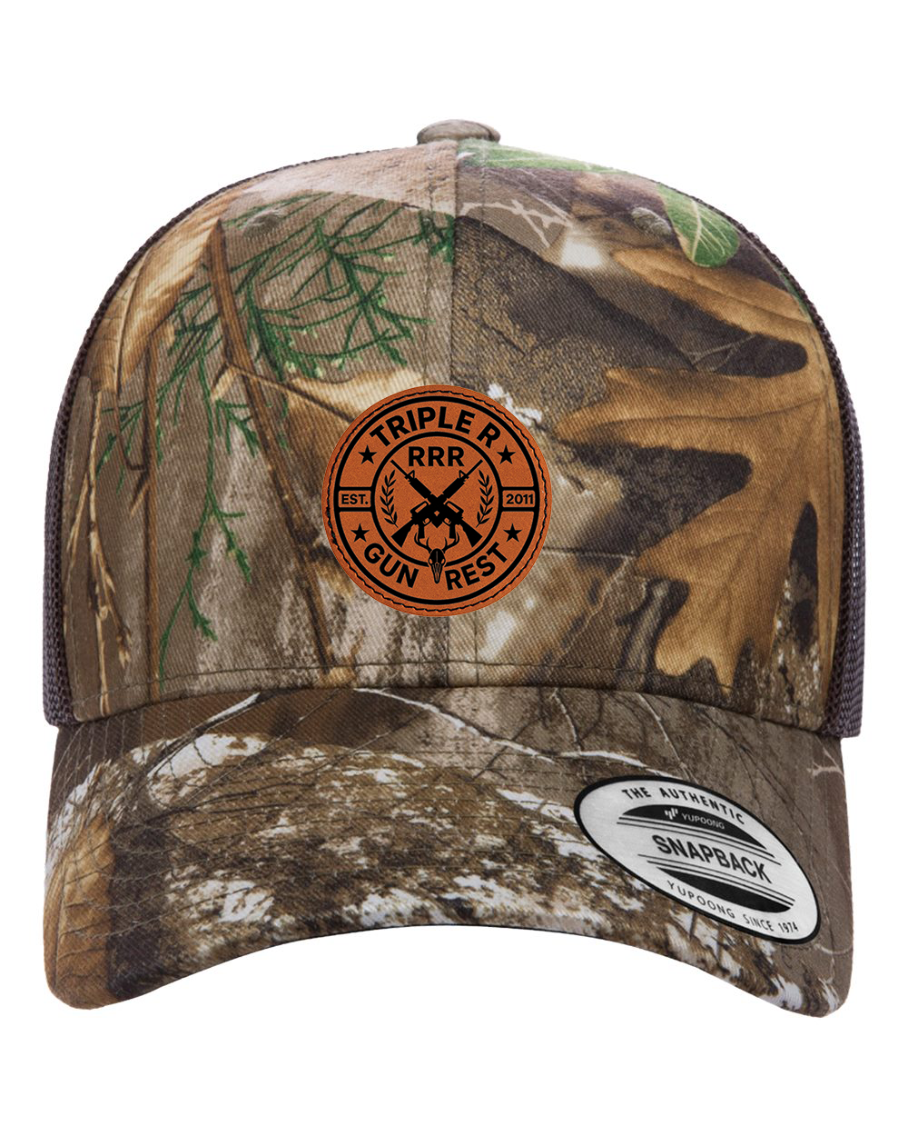 TRIPLE R LOGO LEATHER PATCH HAT SNAPBACK