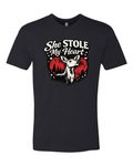 VALENTINE DEER (HIS)(HER) TEE SHIRT