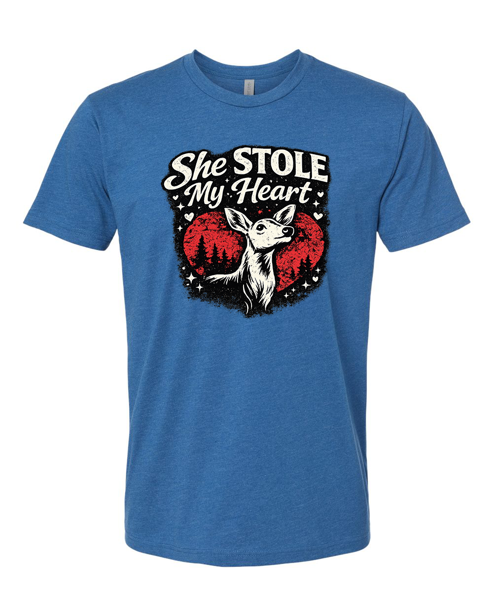 VALENTINE DEER (HIS)(HER) TEE SHIRT